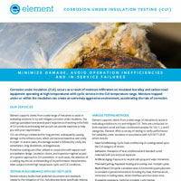 Corrosion under Insulation Testing