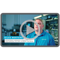 Giles Mertens, Department Manager Chemistry and Powder Testing, explains the powder characterization services at Element Antwerp
