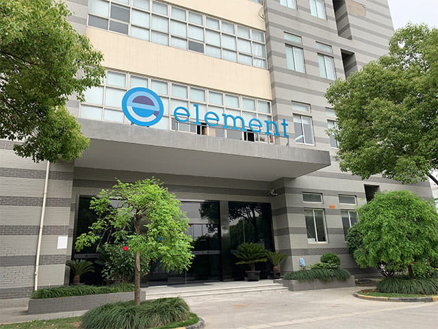Element Shanghai materials testing laboratory external building.
