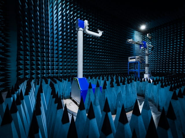 CE EMC testing chamber