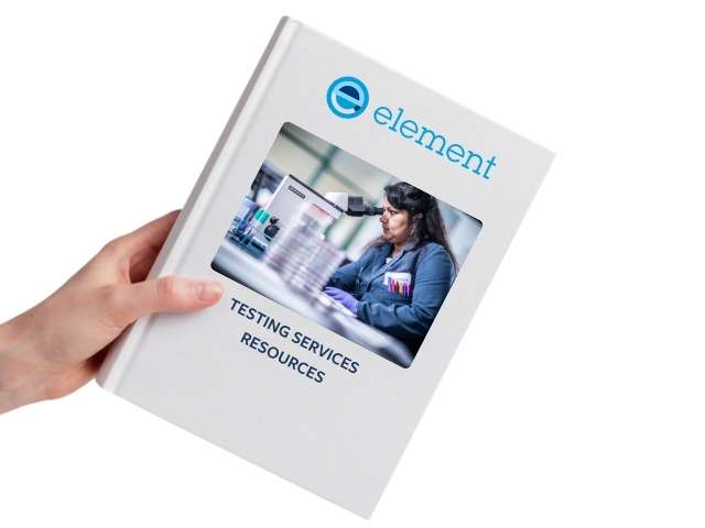 Testing services resources at Element.